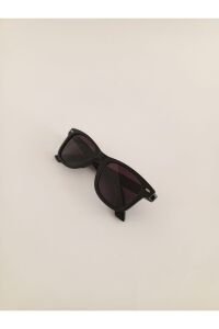 Siyah wayfarer Model Çocuk Güneş Gözlüğü, Dokunmatik Kol Saati ve Fimo Gözlük Zinciri